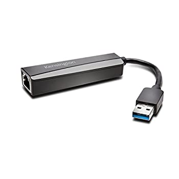 yÁzyAiEgpzKensington UA0000E - Network adapter - USB 3.0 - Gigabit Ethernet x 1 - black