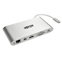 【中古】【輸入品・未使用】Tripp Lite USB-C Docking Station USB-A USB Type-C DVI HDMI VGA DP mDP Gbe USB Charging by Tripp Lite【メーカー名】TRIPP LITE【メーカー型番】U442-DOCK1【ブランド名】Tripp Lite【商品説明】Tripp Lite USB-C Docking Station USB-A USB Type-C DVI HDMI VGA DP mDP Gbe USB Charging by Tripp Liteこちらは当店海外ショップで一般の方から買取した未使用品です。 通関検査の為、開封されることがございますので予めご了承くださいませ。また、外箱につぶれや汚れなどがある場合がございます。 映像作品には日本語吹き替え、日本語字幕が無い場合があり、プレーヤーによっては再生できませんので予めご了承ください。 画像はイメージ写真ですので画像の通りではないこともございます。 未使用品ですが買取した為、中古扱いとしております。日本語の説明書は付属しておりませんので予めご了承くださいませ。 輸入商品の為コンセントの形状が違う、電圧による商品の不動作などは当店では出来かねます。 当店では初期不良に限り、商品到着から7日間は返品を受付けております。 ご注文からお届けまで ご注文⇒ご注文は24時間受け付けております。 注文確認⇒当店より注文確認メールを送信いたします。 入金確認⇒決済の承認が完了した翌日より、当店海外倉庫から当店日本倉庫を経由しお届けしますので10〜30営業日程度でのお届けとなります。 ※在庫切れの場合はご連絡させて頂きます。 出荷⇒日本国内倉庫到着後、検品し異常がなければ出荷⇒配送準備が整い次第、出荷致します。配送業者、追跡番号等の詳細をメール送信致します。 ※離島、北海道、九州、沖縄は遅れる場合がございます。予めご了承下さい。 ※ご注文後、当店より確認のメールをする場合がございます。期日までにご返信が無い場合キャンセルとなりますので予めご了承くださいませ。 ※当店ではお客様とのやりとりを正確に記録する為、電話での対応はしておりません。メッセージにてご連絡くださいませ。