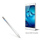 【輸入品・未使用】BoxWave Huawei MediaPad M3 スタイラスペン [AccuPoint Active Stylus] 電子スタイラス 極細先端付き Huawei MediaPad M3用 - メタリックシルバ