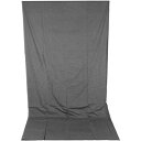 【中古】【輸入品・未使用】Impactソリッドモスリン背景(10?x 12?'、ダークグレー)