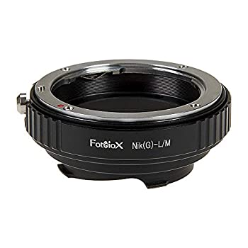 Fotodiox レンズマウントアダプター Leica 6ビット Mコーディング付き - Nikon Nikkor Fマウント Gタイプ D/SLRレンズ - Leica Mマウントレンジ