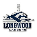 【中古】【輸入品・未使用】LogoArtスターリングシルバーLongwood University XLエナメルペンダントチェーンIncluded(4)