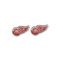 【中古】【輸入品・未使用】NHL デトロイト・レッドウィングス チームロゴポストピアス(4)
