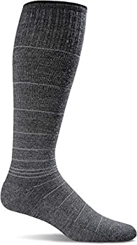 yÁzyAiEgpzSockwell Men's Charcoal Circulator Casual & Dress Sock - L/XL