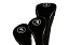 šۡ͢ʡ̤ѡBlack Golf Zipper Head Covers Driver 1 3 5 Fairway Woods Headcovers Metal Neoprene Traditional Plain Protective Covers Fits All Fairway