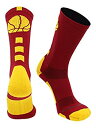 【中古】【輸入品・未使用】MadSportsStuff バスケットボールのロゴ スポーツクルーソックス S