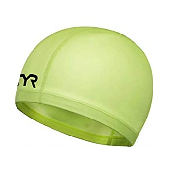 【中古】【輸入品・未使用】TYR高視認性Warmwear Swim Cap イエロー