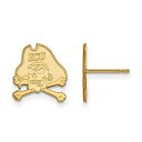 【中古】【輸入品・未使用】East Carolina Small ( 1?/ 2インチ)ポストイヤリング(ゴールドメッキ)