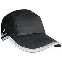 【中古】【輸入品・未使用】Headsweats 反射レースランニングハット One Size ブラック