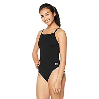 【中古】【輸入品・未使用】Speedo 女性用Race Endurance+ 無地のトレーニング用フライバック水着 ブラック