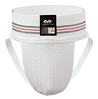 【中古】【輸入品・未使用】McDavid 2-Pack Athletic Supporter w/ Quick Dry Stretch Mesh Pouch White Medium
