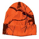 【中古】【輸入品・未使用】(Realtree Blaze Orange) - Realtree Licenced Camo Knit Cuff Beanie