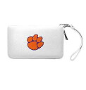 【中古】【輸入品・未使用】NCAA Clemson Tigers Women 's Zip Organizer Pebble財布、ホワイト、8?