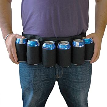 【中古】【輸入品・未使用】飲みたい分だけ確保しろ！ビアベルト BEER BELT (BLACK(ブラック))