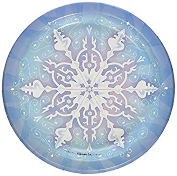 yÁzyAiEgpzSnowflake Winter Wonderland Dessert Plates (8) Xm[t[N~̃_[hfU[gv[gi8jnEBNX}X