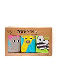 【中古】【輸入品・未使用】ZOOCCHINI オーガニックコットン100% オムツ卒業パンツ 3枚セット 女の子 (2T/3T) - Safari Friends