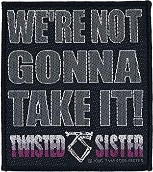 【中古】【輸入品 未使用】Twisted Sister We 039 re Not Gonna Take It パッチ ヘビーメタル 織り アップリケ