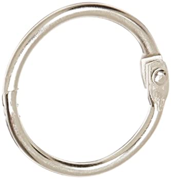 【中古】【輸入品・未使用】School Smart 036975 Steel Loose Leaf Ring 1 In. - Pack 100