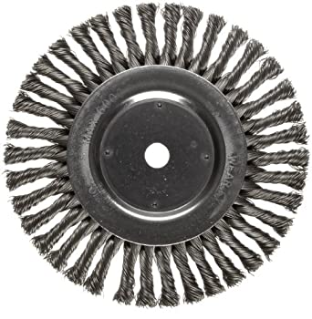 【中古】【輸入品・未使用】Weiler Dualife Wire Wheel Brush Round Hole Steel Full Twist Knotted 8 Diameter 0.023 Wire Diameter 5/8 Arbor 1-5/8 Bristle Length 1/2 B