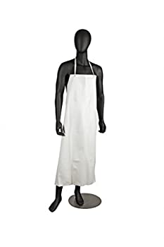 yÁzyAiEgpzSan Jamar 614DVA Vinyl Dish Washing Apron 114.3cm Length x 91.4cm Width x 20 mil Thick White