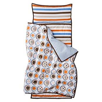 【中古】【輸入品・未使用】Mod Sports Blue Nap Mat by Bacati 【中古】【輸入品・未使用】Mod Sports Blue Nap Mat by Bacati