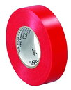 【中古】【輸入品 未使用】Aviditi T96461810PKR Electrical Tape 20 yds Length x 3/4 Width Red (Case of 10) by Aviditi