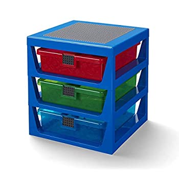 šۡ͢ʡ̤ѡLEGO 3-Drawer Storage Rack System 13-2/3 x 12-3/4 x 15 Inches Blue