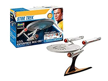 【中古】【輸入品・未使用】ドイツレベル スタートレック 宇宙大作戦 U.S.S.エンタープライズ NCC-1701 ライト&サウンドユニット付属 全長約480mm 1/600スケール プラモデル GR00454【メーカー名】ドイツレベル(R...