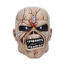 【中古】【輸入品 未使用】Nemesis Now Iron Maiden Eddie The Trooper Head Trinket Box Polyresin Beige One Size