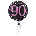 【中古】【輸入品 未使用】Anagram 18 Inch Circle Foil Balloon - Pink Celebration 90