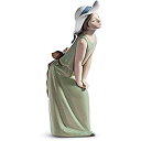 【中古】【輸入品・未使用】リヤドロ LLADRO 人形 鏡のまえで 若草色の少女 01005009