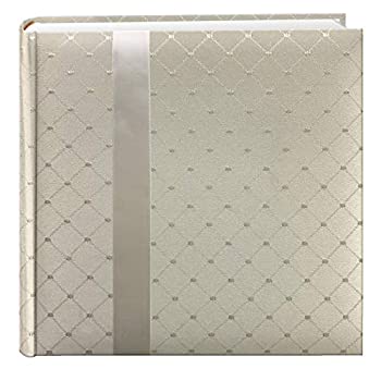 yÁzyAiEgpzPioneer DA200FDR Fabric Diamond Ribbon Wedding Photo Album Holds 200 4x6 Photos 2 Per Page Color May Vary by Pioneer Photo Albums