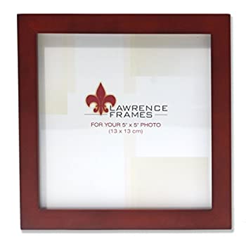 Lawrence Frames Gallery Wood Picture Frame Size: 13cm x 13cm Colour: Satin Walnut