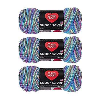 【中古】【輸入品・未使用未開封】Bulk Buy: Red Heart Super Saver Yarn (3-Pack) Monet E300-310 by Red Heart Bulk Buy