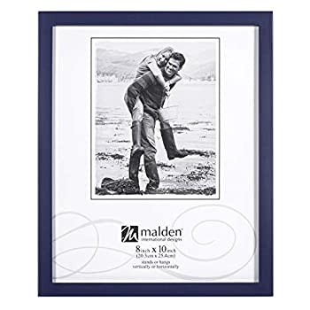 【中古】【輸入品・未使用】Malden International Designs ブラックコンセプト 木製 写真フレーム 8-Inch by 10-Inch 6413-80