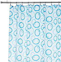 【中古】【輸入品・未使用】(180cm wide by 210cm long Blue) - Carnation Home Fashions Circles E...
