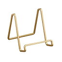 【中古】【輸入品・未使用】Tripar 3.78 Inch Gold Color Metal Square Wire Stand