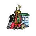 【中古】【輸入品・未使用】Old World Christmas Small機関車ガラスBlownオーナメント