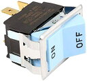 【ポイントアップ中!】【中古】【輸入品・未使用未開封】Blodgett 6500 Blue Rocker Switch by Blodgett