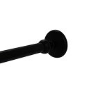 【中古】【輸入品 未使用】Allied Brass MC-99-BKM Shower Curtain Escutcheon Matte Black by Allied Brass