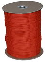 【中古】【輸入品・未使用】T.W. Evans Cordage 6510OB Paracord 1000 ft. Spool in Orange(3)