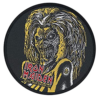 楽天アトリエ絵利奈【中古】【輸入品・未使用】Iron Maiden Patch Killers Eddie Face Band Logo 公式 新しい Circular （9.5Cm） Size Accessory Size