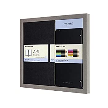 【中古】【輸入品・未使用】モレスキン ノート アート コレクション スケッチ キット - スケッチブック ラージ+水彩ペンシル セット BUNDARTCOLA