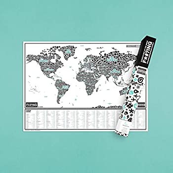 楽天アトリエ絵利奈【中古】【輸入品・未使用】スクラッチマップ F#?ing World - スクラッチオフポスター 世界中にスウィアーワードの言葉 - Profanity and Cuss 単語 異なる言語で書かれてい