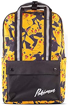 【中古】【輸入品 未使用】Pokemon Backpack Pikachu All Over Print Logo 新しい 公式 イエロー Unisex