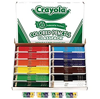 【中古】【輸入品・未使用】Crayola - Classpack 240ぬりえ鉛筆12盛り合わせ色/色鉛筆一括、240ctクラスパック