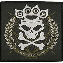 【中古】【輸入品 未使用】Five Finger Death Punch Patch Knuckles Crown 公式 新しい ブラック 10Cm X 10Cm) Size Accessory Size