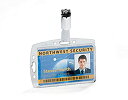yÁzyAiEgpzDurable Acrylic Security Pass Holder - Transparent (Pack of 25)