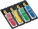 【中古】【輸入品・未使用】Post-it Index Flags Arrow Tabs 12 mm (24 of Each Colour) - Green/Yellow/Blue/Red(2)
