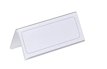 DELL - 【中古】【輸入品・未使用】DURABLE TABLE NAMEHOLDER 61X150MM PK25
